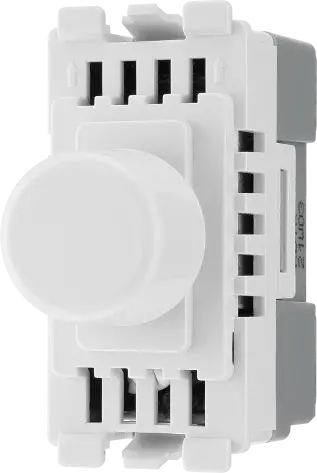 BG RDLT White Dual Intelligent Dimmer Module 2 Way Grid Light Switch BG Nexus