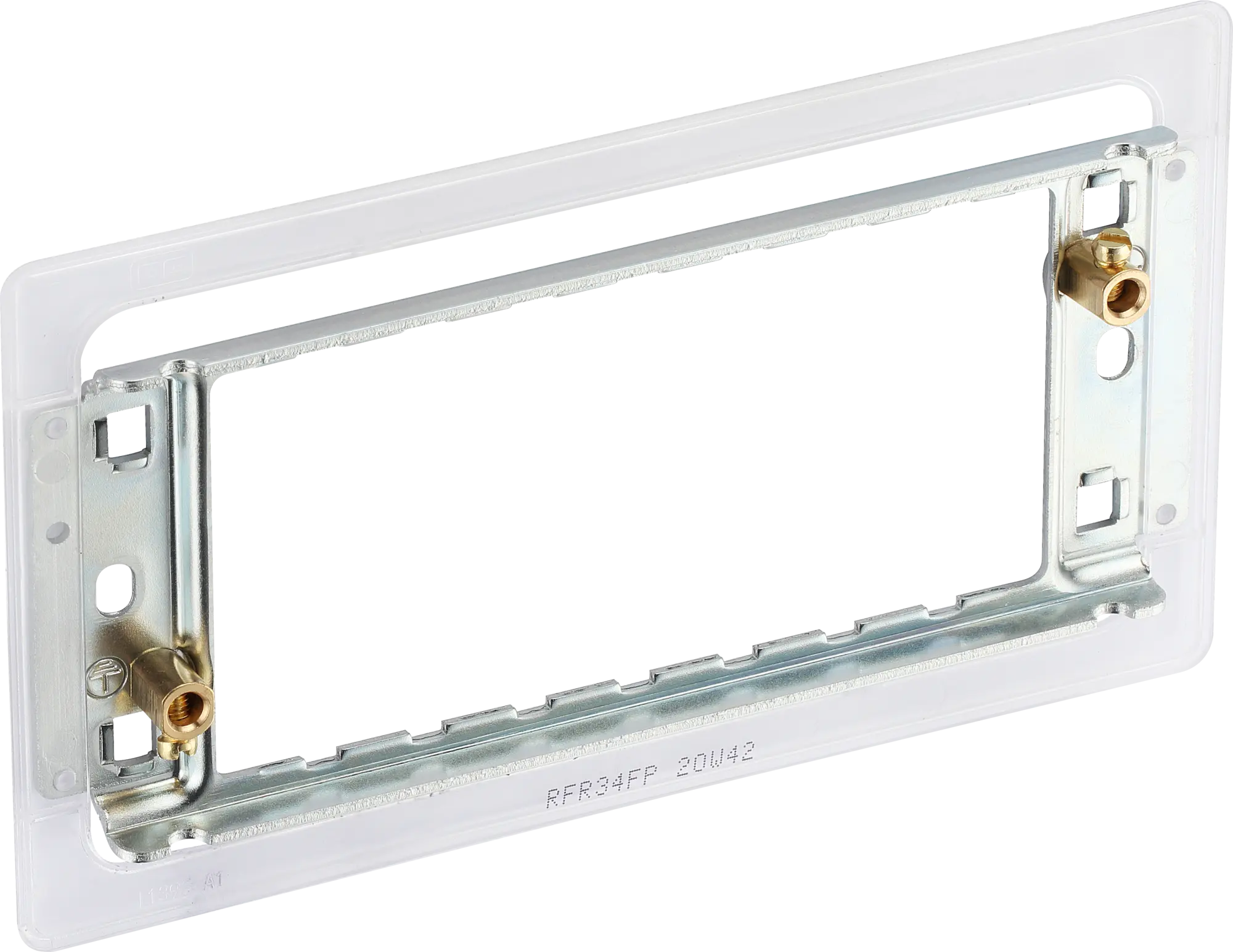 BG RFR34FP Screwless 3 & 4 Gang Grid Yoke Mounting Frame BG Nexus