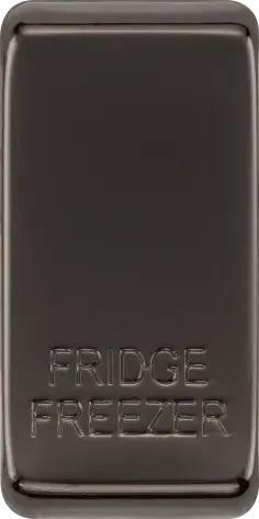 BG Black Nickel 20 Amp Double Pole Appliance Grid Switch Labelled Fridge Freezer -RRFFBN-01 BG Nexus