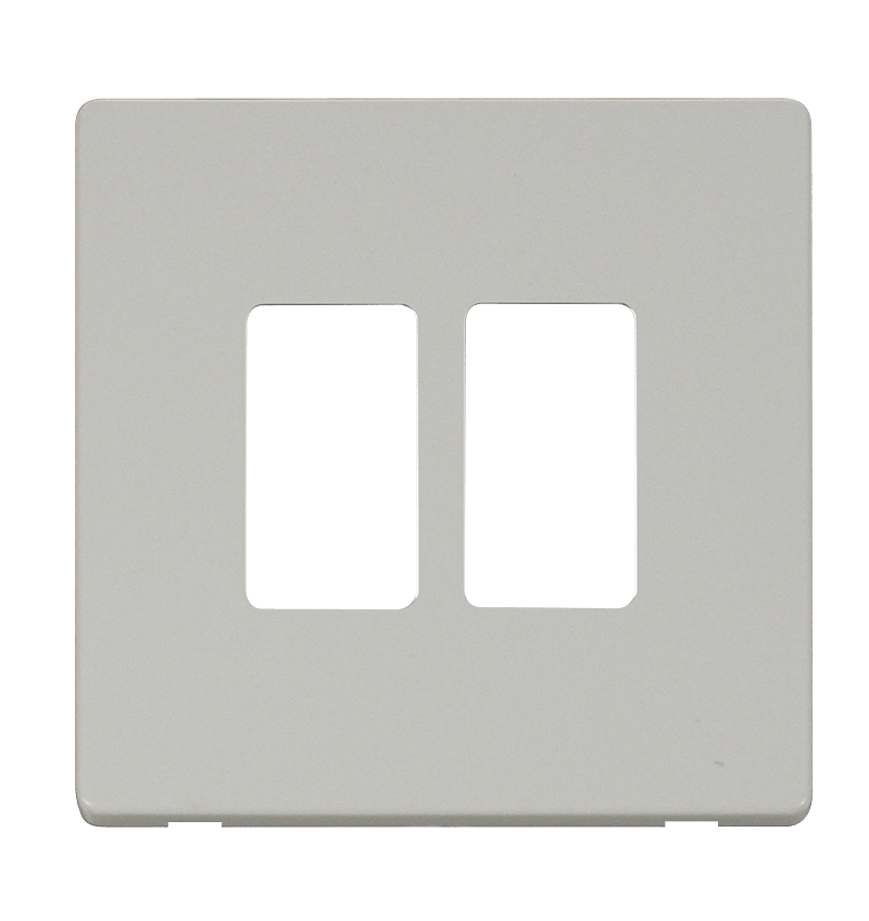 Click GridPro 2 Gang GridPro Frontplate - White – SCP20402PW