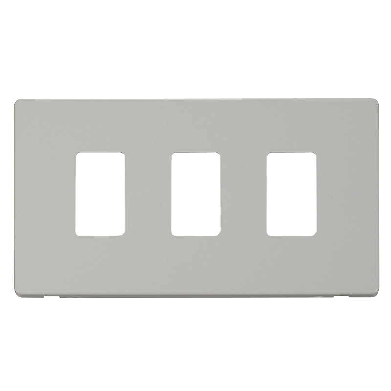 Click GridPro 3 Gang GridPro Frontplate - White – SCP20403PW