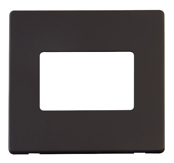 Click MiniGrid 1 Gang Triple Aperture Cover Plate - Black – SCP403BK