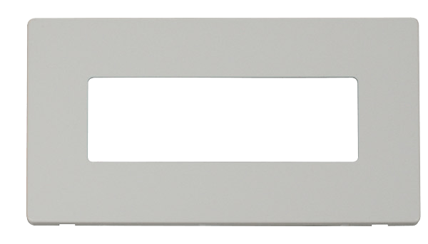 Click MiniGrid 2 Gang (6 In-Line) Aperture Cover Plate - White – SCP426PW