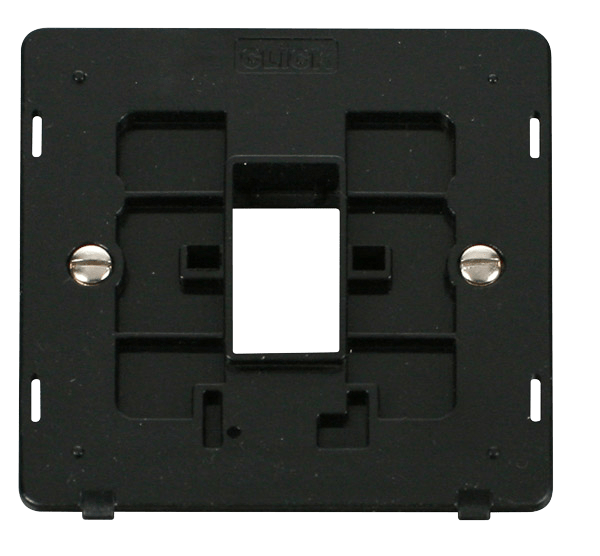 Click MiniGrid 1 Gang Plate Single Aperture Insert - Black – SIN401BK