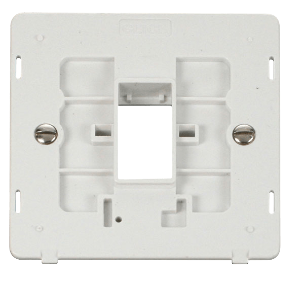 Click MiniGrid 1 Gang Plate Single Aperture Insert - White – SIN401PW