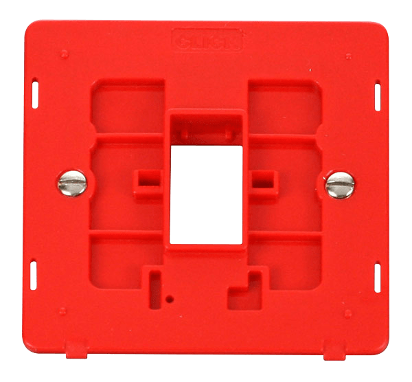 Click MiniGrid 1 Gang Plate Single Aperture Insert - Red – SIN401RD