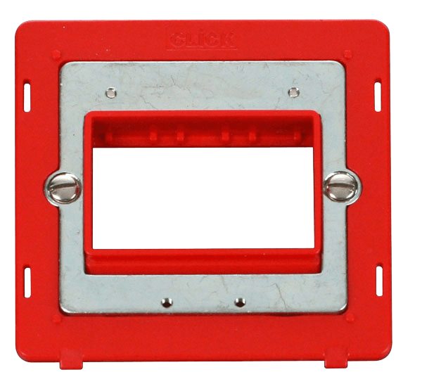 Click MiniGrid 1 Gang Plate Triple Aperture Insert - Red – SIN403RD