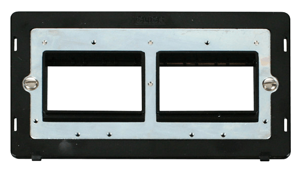 Click MiniGrid 2 Gang Plate (2 x 3) Aperture Insert - Black – SIN406BK