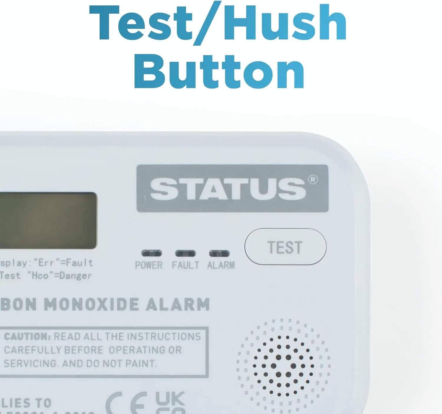 STATUS Carbon Monoxide Alarm with Batteries – SDCMA3XAA1PB4 STATUS
