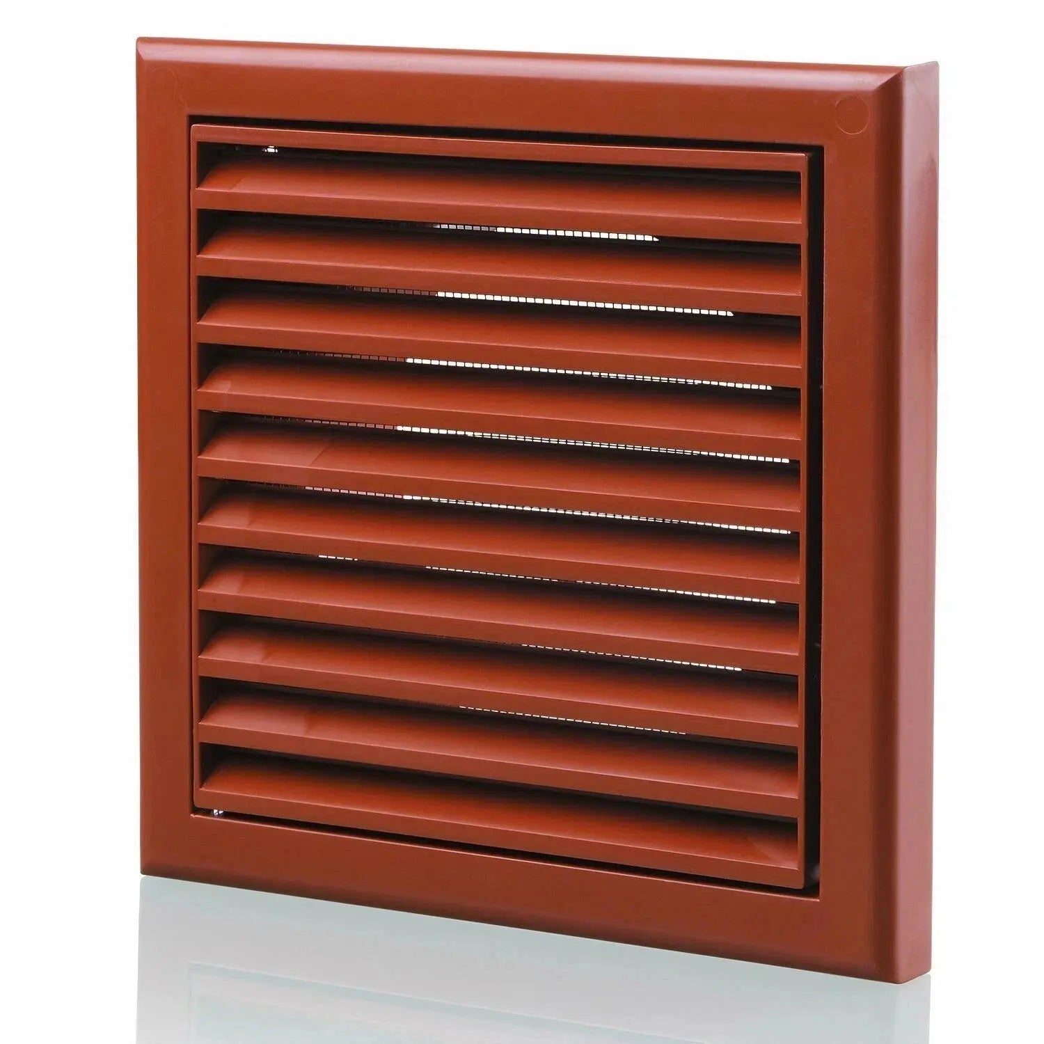 4" Louvred Wall Vent Grille Cover Fixed Blade Air Vent Extractor Fan Duct