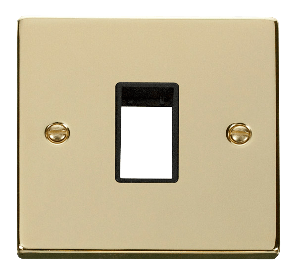 Click MiniGrid 1 Gang Plate Single Aperture - Black – VPBR401BK