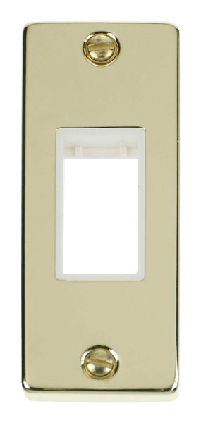 Click MiniGrid Single Architrave Plate & Aperture - White – VPBR471WH