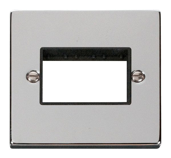 Click MiniGrid 1 Gang Plate Triple Aperture - Black – VPCH403BK