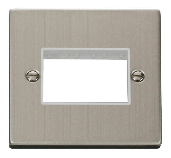 Click MiniGrid 1 Gang Plate Triple Aperture - White – VPSS403WH