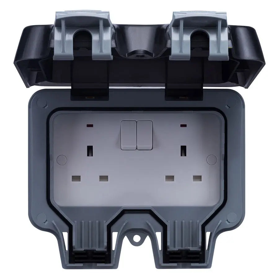 BG WP22 Nexus Storm Weatherproof Double 13A DP Switched Socket BG Nexus