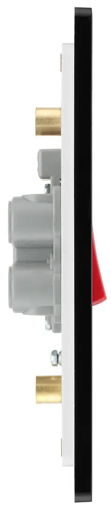 BG Evolve Matt Black Screwless 45A DP Double Plate + Neon PCDMB72B BG (British General)