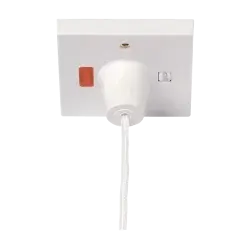 CLiCK Polar 50 Amp DP Shower Pull Switch with Neon CLICK