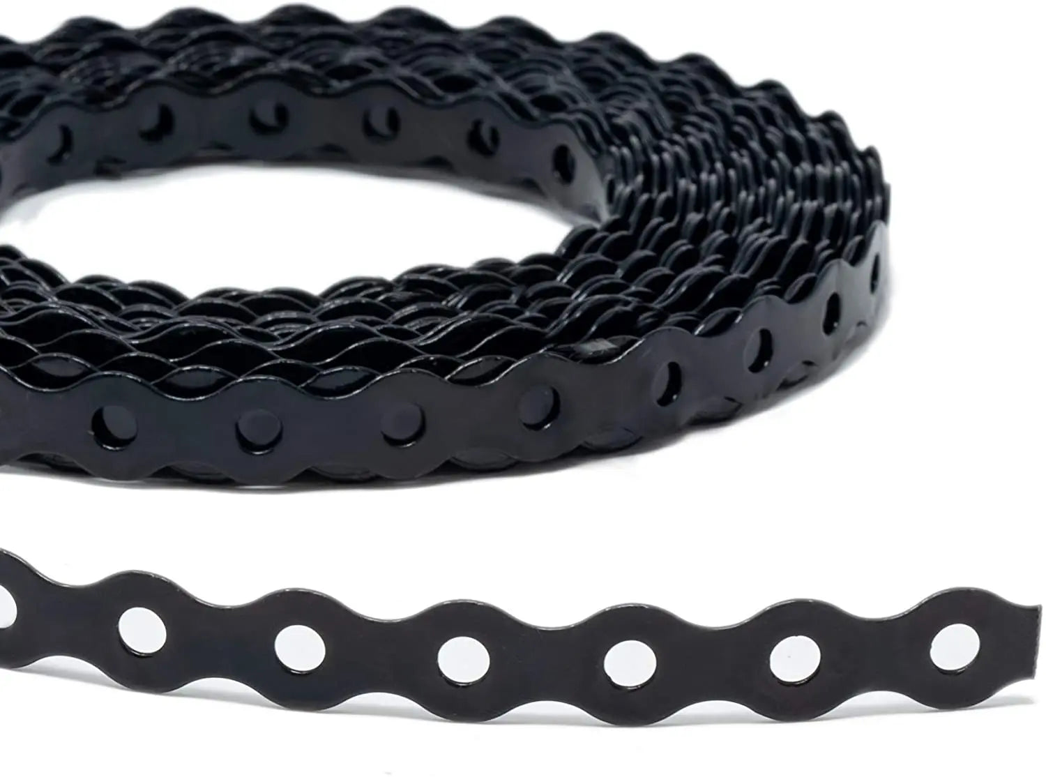 Bandit Strap 12mm Wide with 5mm Hole Fixing Band in Black 10m Bandit