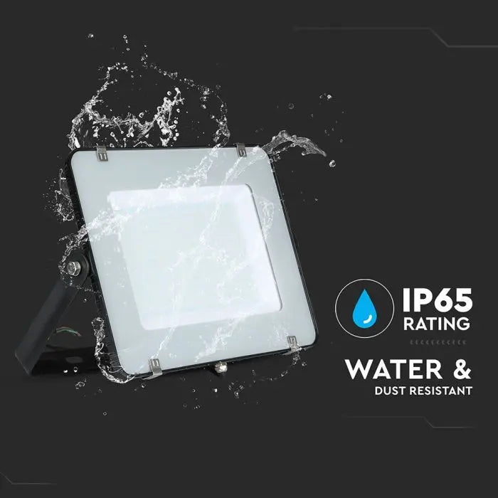 V-Tac 200W LED Floodlight Daylight Samsung Chip 6500K- Black V-TAC