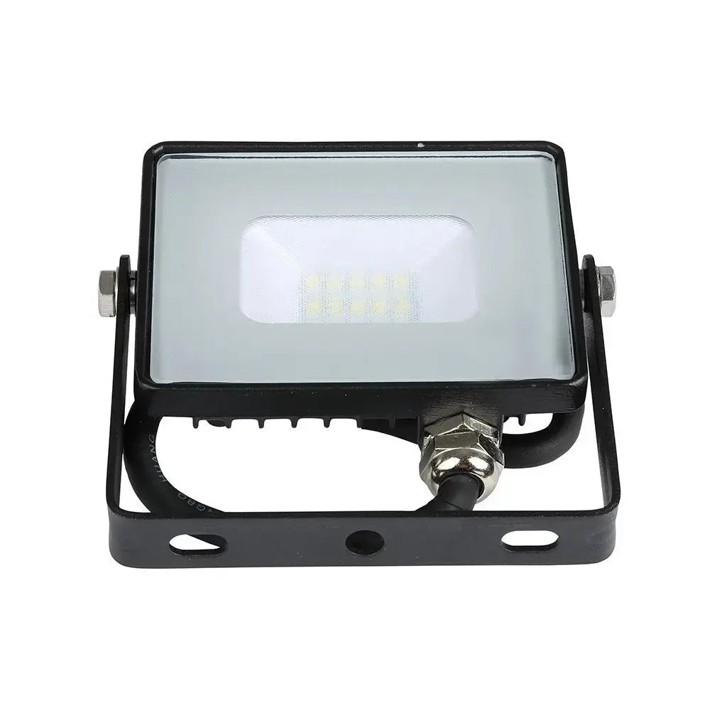 V-Tac 10W Daylight Samsung Chip LED Floodlight 6500K- Black V-TAC