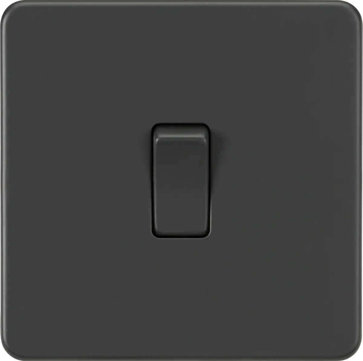 ML Knightsbridge Screwless 20A 1 Gang Double Pole Switch - Anthracite ML Knightsbridge
