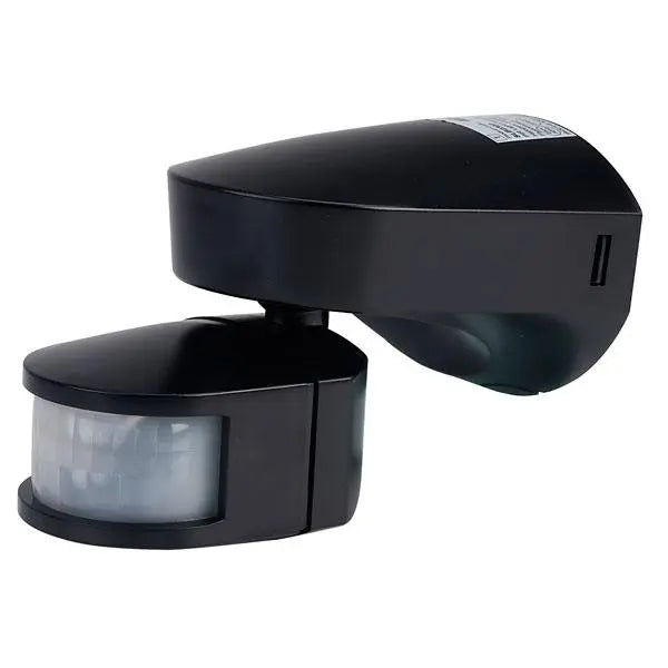 TimeGuard 180° PIR Sensor with Manual Overide in Black TimeGuard