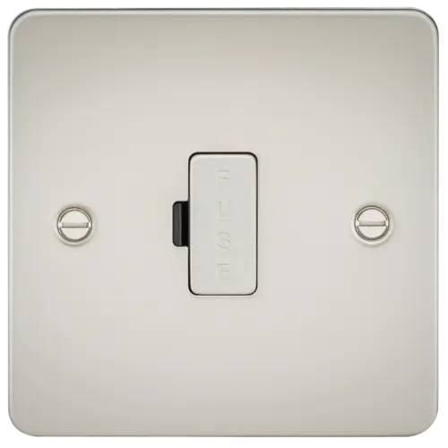 ML Flat Plate 13A Fused Spur Unit - Pearl ML Knightsbridge