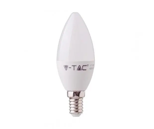 V-TAC 5.5 Watt E14 LED Candle Bulb (Frosted) in Warm White V-TAC