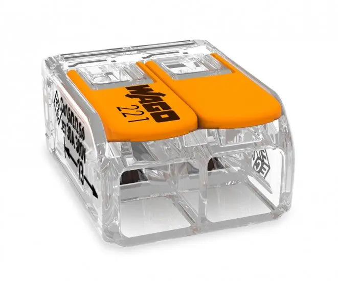 Wago 221-612 2x6mm Slim Lever Connector (50 Box) WAGO