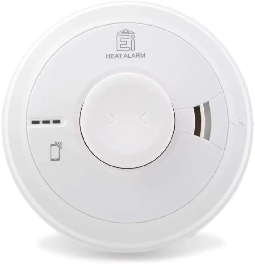 Aico Ei3014 230V Heat Alarm Interlinked With Lithium Battery Backup White Aico