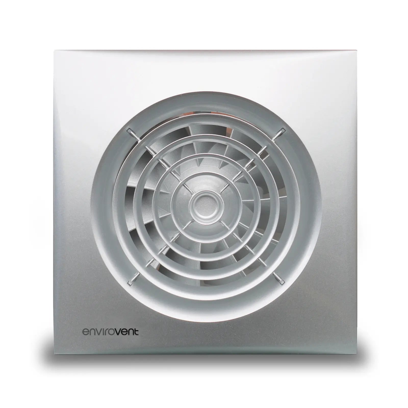 EnviroVent 4" Timer Silent Whisper Quiet Extractor Fan in Silver EnviroVent
