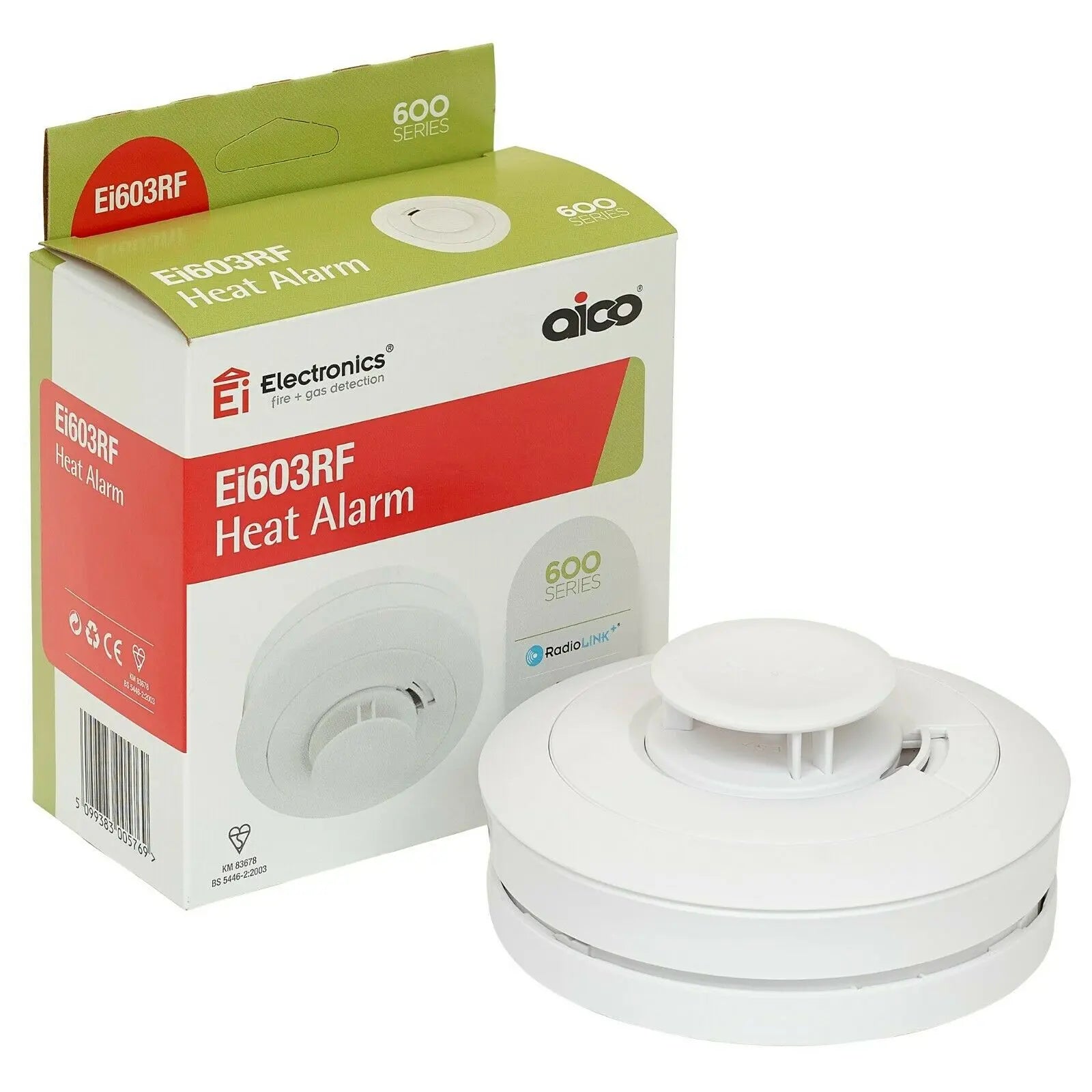 Aico EI630IRF RadioLINK Heat Alarm Interlinked 10 Year Lithium Battery Aico