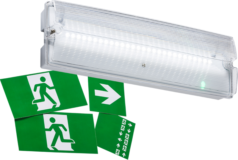 Knightsbridge Emergency LED Bulkhead 5500K Daylight 230V IP65- EMLED4L