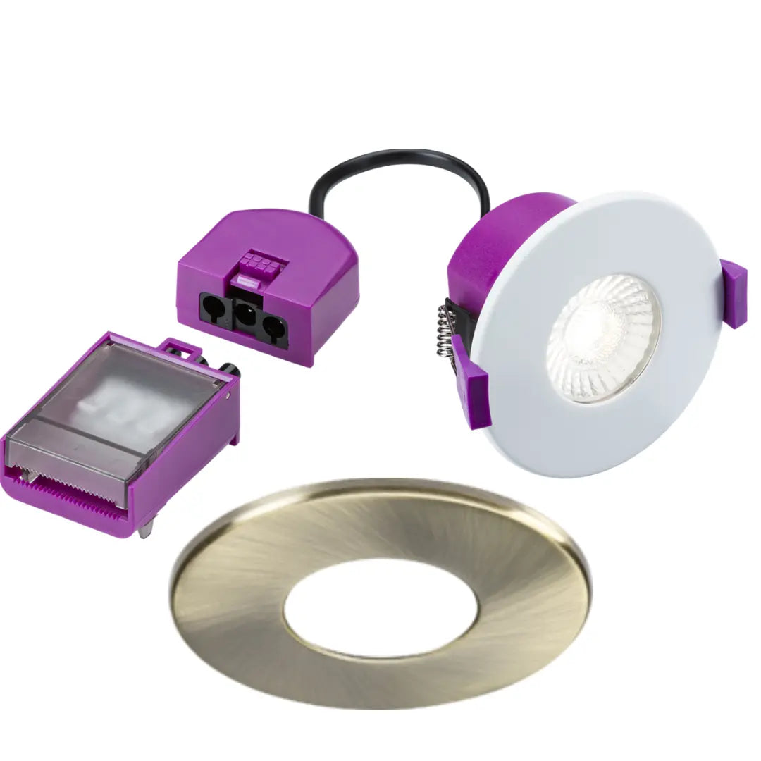 Knightsbridge Spektro LED Evo Fire Rated IP65 CCT Downlight Dimmable Recessed Spotlight SPEKEVF ML Knightsbridge