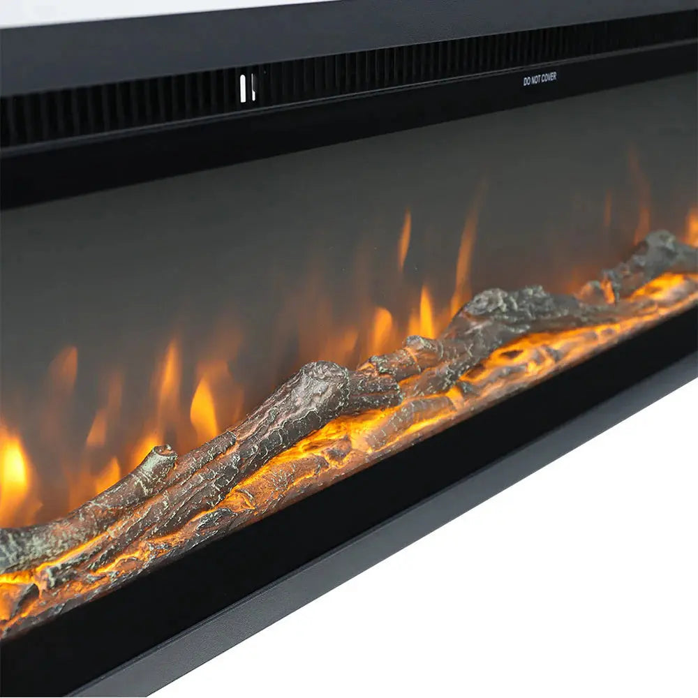 40 Inch Electric Fireplace - 12 Colour LED Flame Effect with Remote Control HoFeny