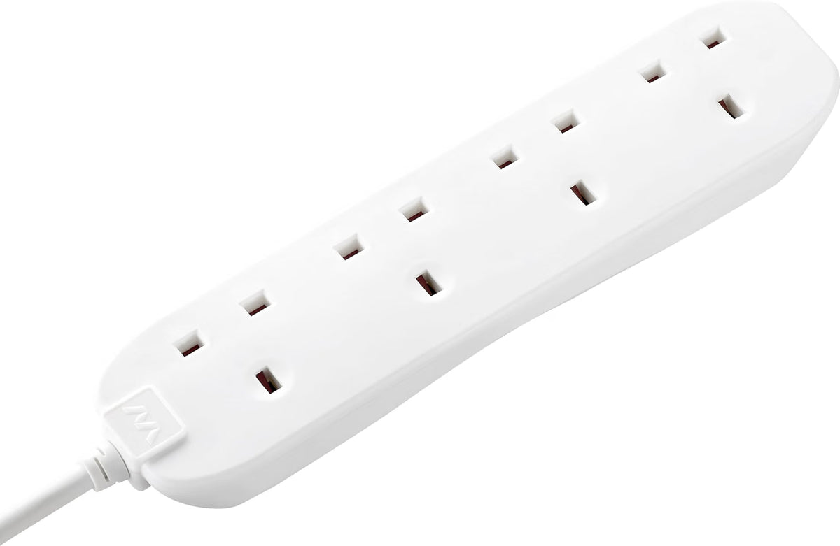 Masterplug BFG5N Four-Socket Extension Lead 5m White 13A