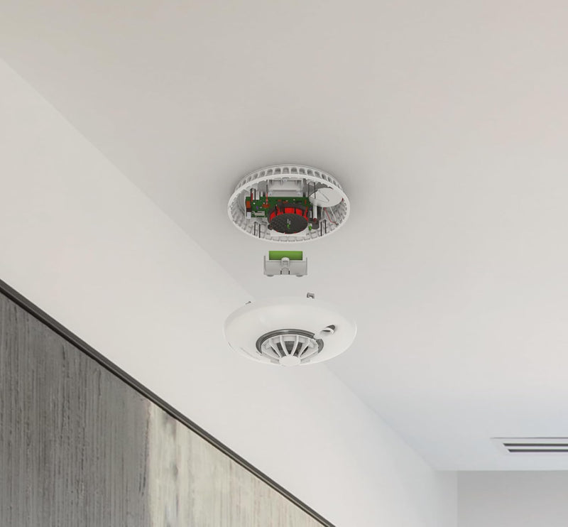 FireAngel Pro Connected Smart Kitchen Heat Alarm, Battery Powered with Wireless Interlink and 10 Year Life, FP1720W2-R