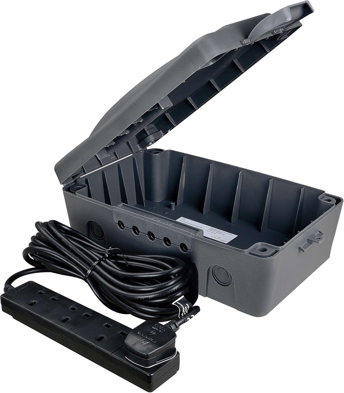 Masterplug WBXBFG10B-MP Weatherproof Electric Box with 10m 4-Socket Lead