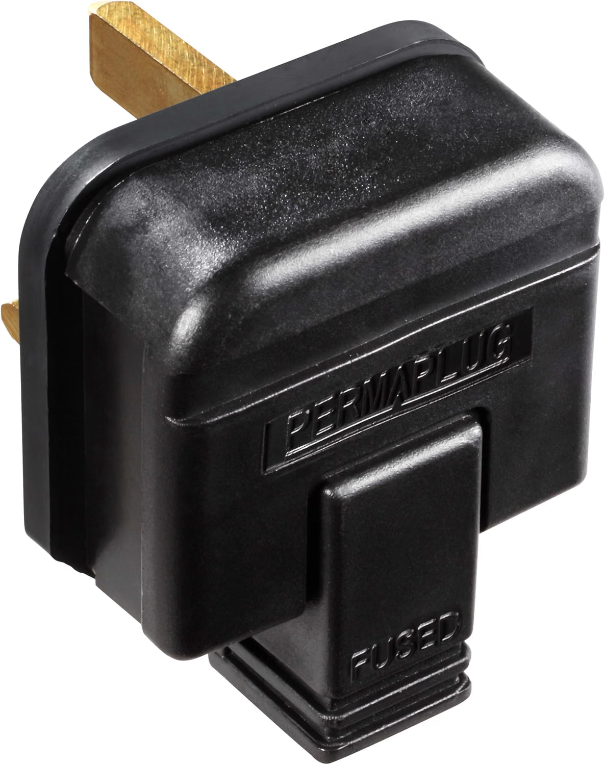 Masterplug HDPT13B-MP Heavy-Duty 13A Rewireable Plugs Black 20 Pack