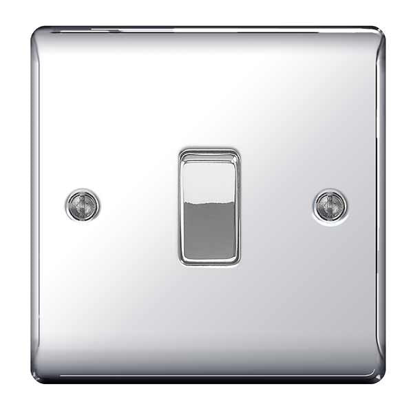 BG Nexus Metal Intermediate Switch in Polished Chrome - NPC13-01