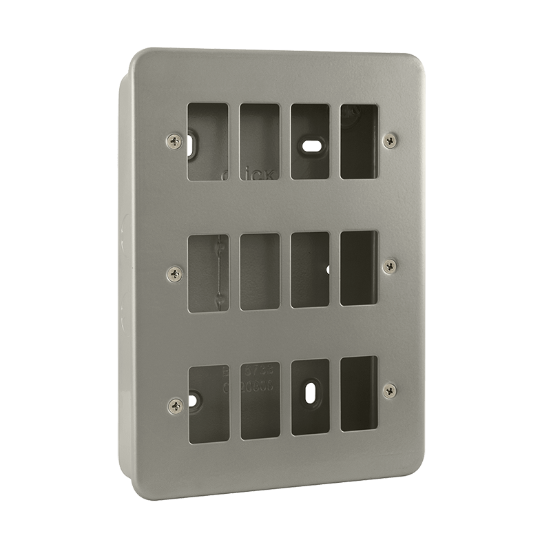 Click GridPro 12 Gang GridPro Frontplate & Back Box – CL20512