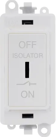 Click GridPro 10A 3 POLE FAN ISOLATION SWITCH - POLAR WHITE – GM1030PW