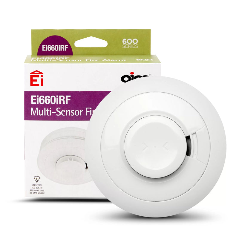 Ei660IRF Multi-Sensor Battery RadioLINK+ Smoke and Heat Alarm