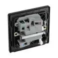 BG Evolve Matt Black Screwless Switched Spur + Neon + Cable Outlet PCDMB52B BG (British General)