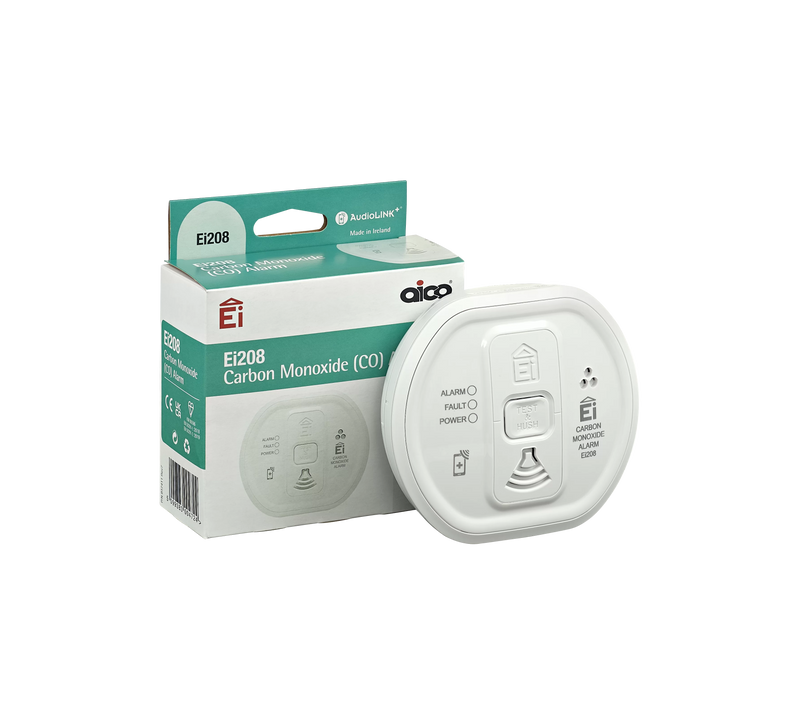 Aico EI208 Carbon Monoxide Alarm Lithium Battery