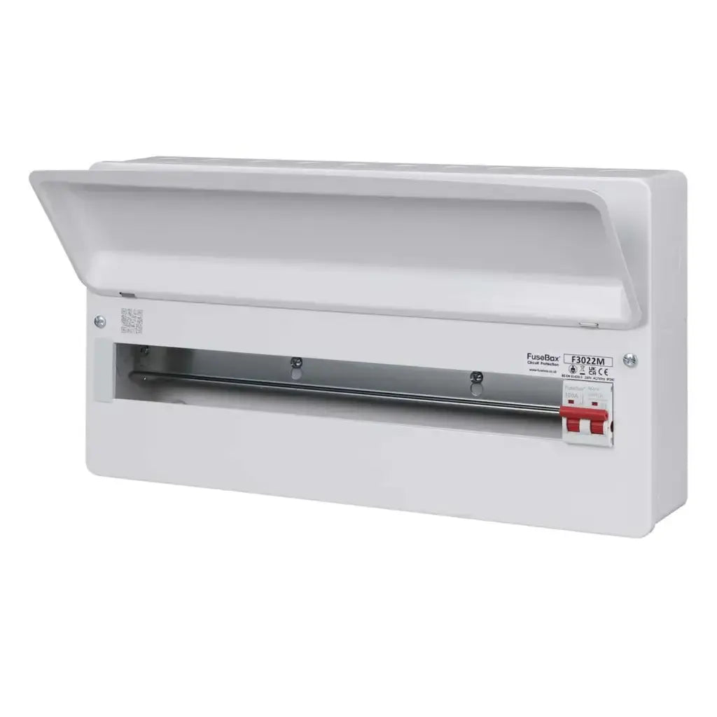 FuseBox F3022M 22 Way Consumer Unit with 100A Main Switch | AMD3 Compliant FuseBox