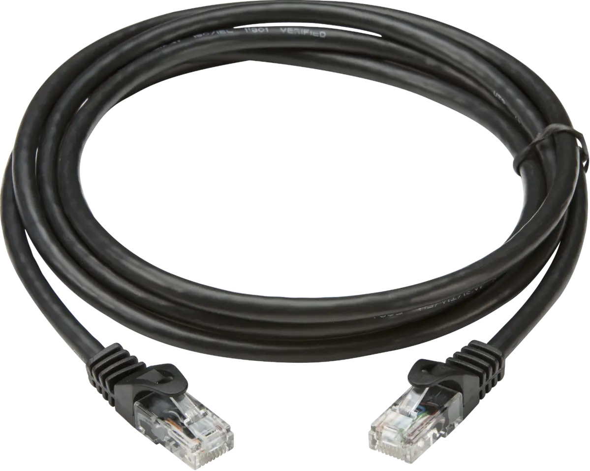 Knightsbridge 3m UTP CAT6 Networking Cable - Black – NETC63M