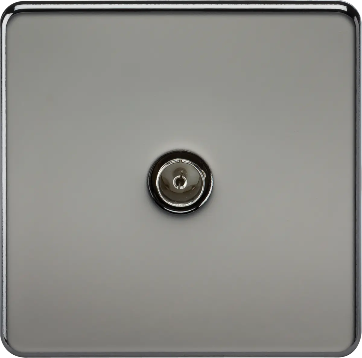 Knightsbridge TV Outlet (Non-Isolated) - Black Nickel – SF0100BN