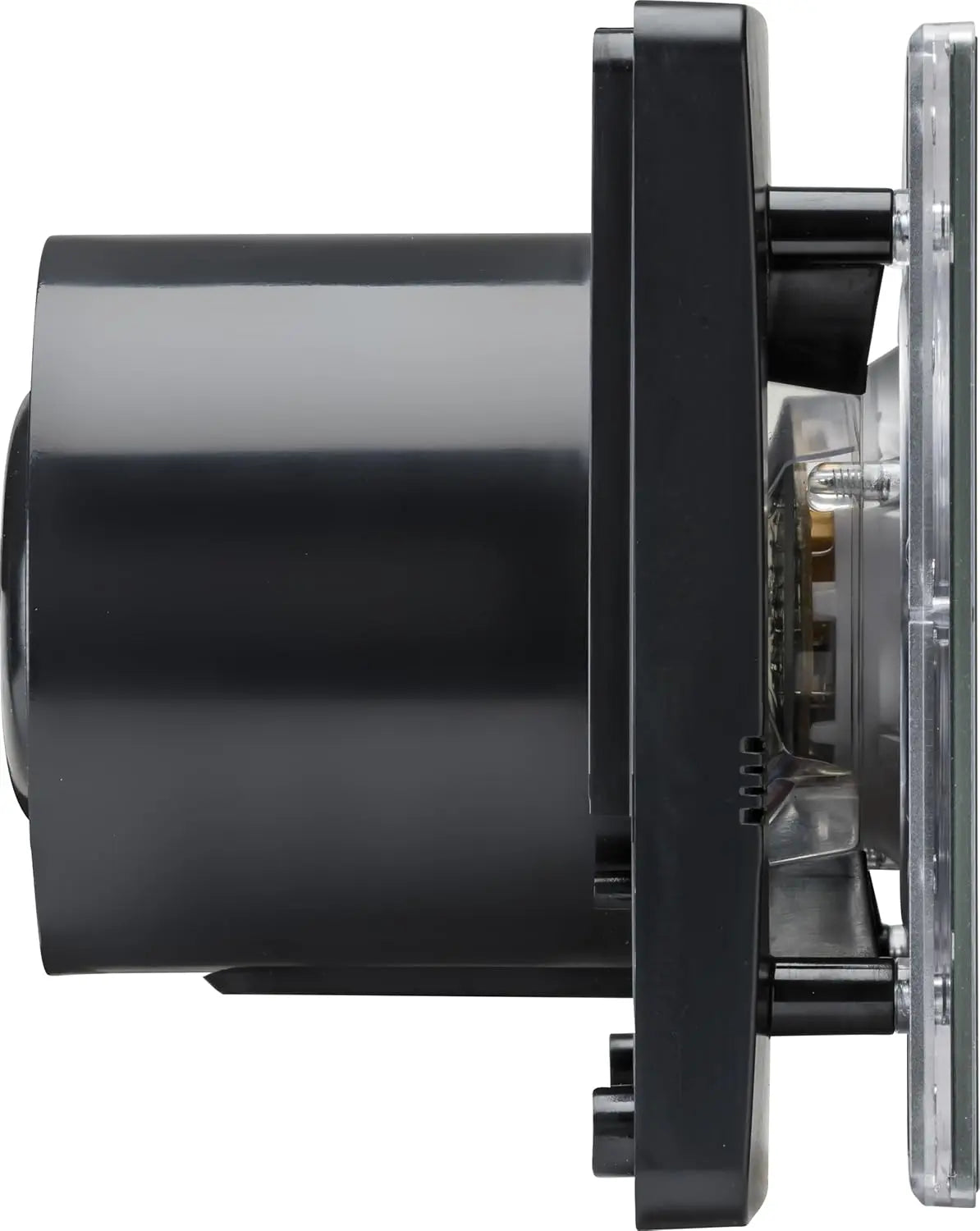 Knightsbridge Extractor Fan IP45 100mm LED Backlit with Overrun Timer – Matt Black