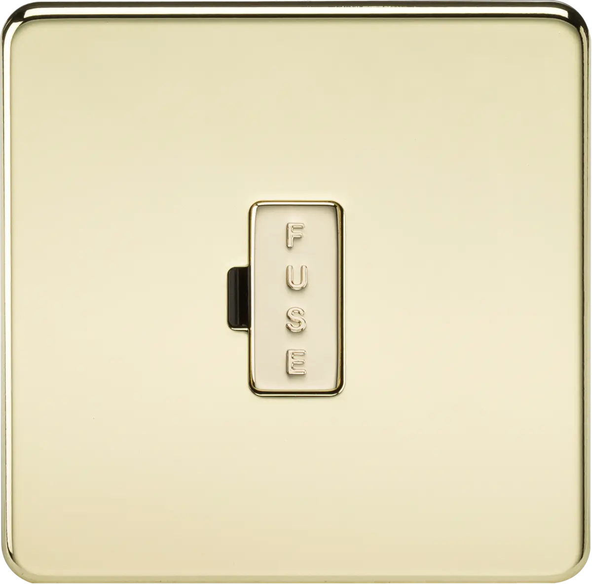 Knightsbridge 13A Fused Spur Unit - Polished Brass – SF6000PB